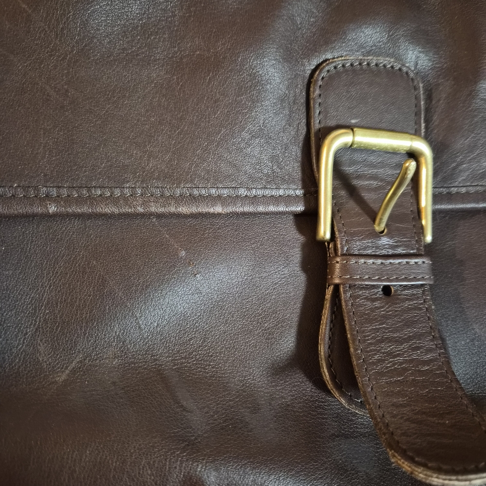 Coach Brown Leather Travel Bag - Picture 12 of 13